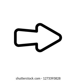 Arrow Forward Line Icon