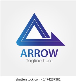 ARROW UP AND FORWARD LOGO AND ICONS TEMPLATE FOR BUSINESS ETC. IN VECTOR EPS 10
