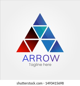 Arrow Up Forward Logo, template, icon to download  Vector eps 10