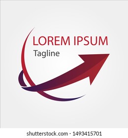 Arrow Up Forward Logo, template, icon to download  Vector eps 10