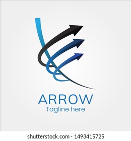 Arrow Up Forward Logo, template, icon to download  Vector eps 10