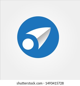 Arrow Up Forward Logo, template, icon to download  Vector eps 10
