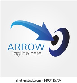 Arrow Up Forward Logo, template, icon to download  Vector eps 10