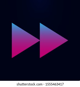 Arrow, forward nolan icon. Simple glyph, flat vector of arrows icons for ui and ux, website or mobile application