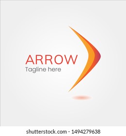 Arrow forward vector logo and icons template - eps 10