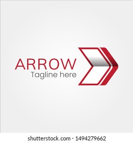 Arrow forward vector logo and icons template - eps 10