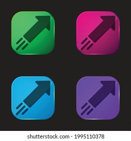 Icono de botón de cuatro colores