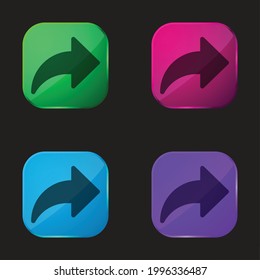 Icono de botón de cuatro colores