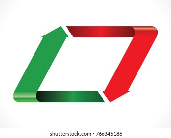 Arrow frame vector