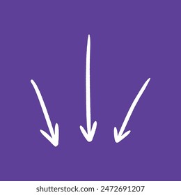 Arrow freehand 2d object design