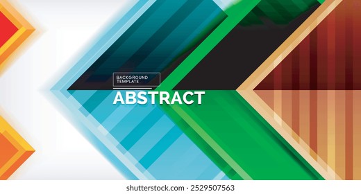 Arrow geometric abstract vector background. Vector Illustration For Wallpaper, Banner, Background, Card, Book Illustration, landing page