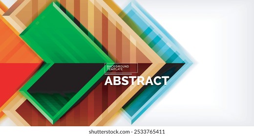 Arrow geometric abstract vector background. Vector Illustration For Wallpaper, Banner, Background, Card, Book Illustration, landing page