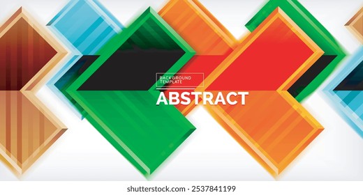 Arrow geometric abstract vector background. Vector Illustration For Wallpaper, Banner, Background, Card, Book Illustration, landing page