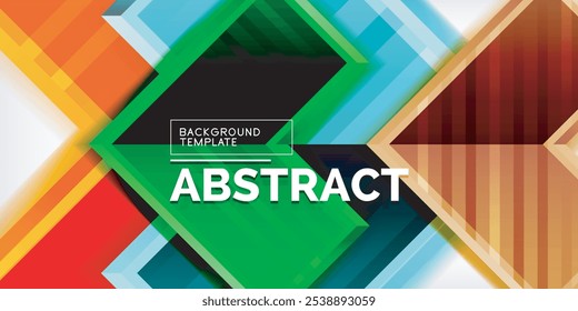 Arrow geometric abstract vector background. Vector Illustration For Wallpaper, Banner, Background, Card, Book Illustration, landing page