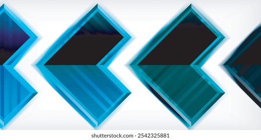 Pfeil geometrischer abstrakter Vektorhintergrund. Vektorgrafik für Tapete, Banner, Hintergrund, Karte, Buchgrafik, Landing Page