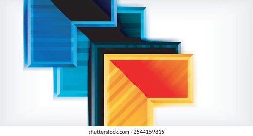 Arrow geometric abstract vector background. Vector Illustration For Wallpaper, Banner, Background, Card, Book Illustration, landing page