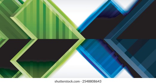 Arrow geometric abstract vector background. Vector Illustration For Wallpaper, Banner, Background, Card, Book Illustration, landing page