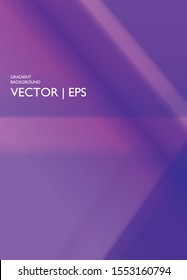 Arrow geometric gradient. 3D purple background with light reflex and shine. Building top view effect. Identity cover design. Wallpaper for screen.
