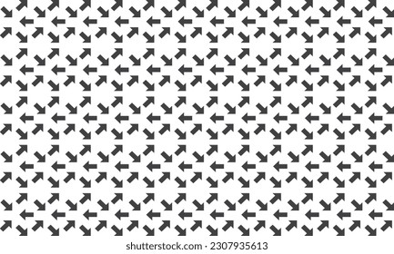 Arrow geometric patterns for wallpaper wrapping, pattern filling, web background, texture. Vector Illustration.