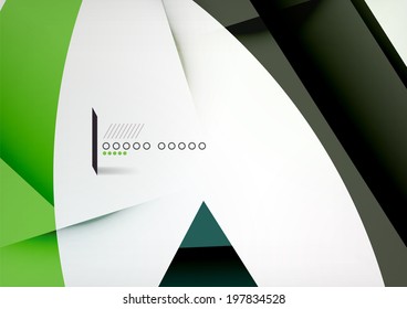 Arrow Geometric Shape Abstract Business Background. Graphic Design Template