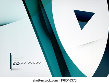 Bogengeometrische Form abstrakter Geschäftshintergrund. Vorlage für Grafikdesign