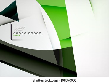 Arrow Geometric Shape Abstract Business Background. Graphic Design Template