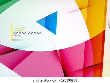Arrow Geometric Shape Abstract Business Background. Graphic Design Template