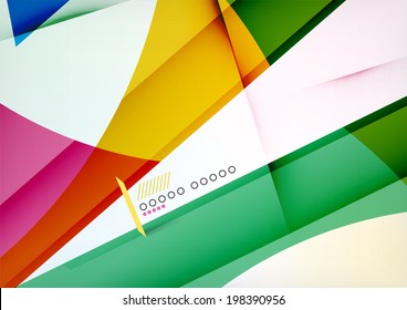 Arrow Geometric Shape Abstract Business Background. Graphic Design Template