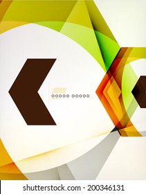 Fondo de negocio de resumen de forma geométrica de flecha. Plantilla de diseño gráfico