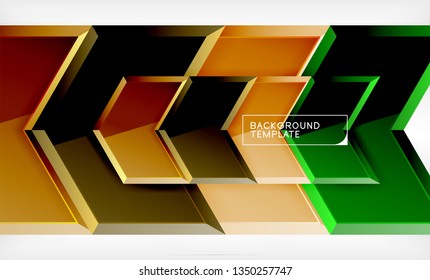 Arrow geometrical abstract background, directional wallpaper concept, vector illustration