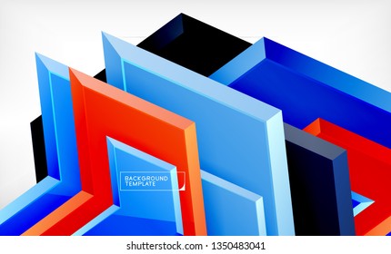 Arrow geometrical abstract background, directional wallpaper concept, vector illustration