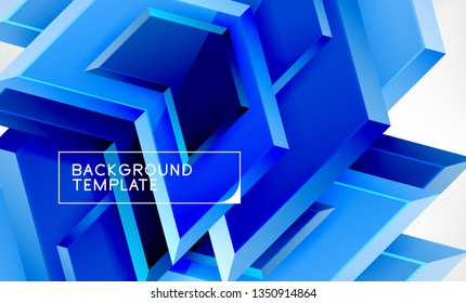 Arrow geometrical abstract background, directional wallpaper concept, vector illustration