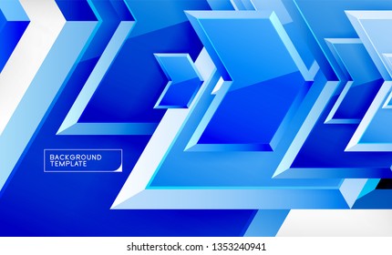 Arrow geometrical abstract background, directional wallpaper concept, vector illustration