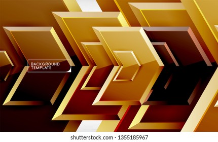 Arrow geometrical abstract background, directional wallpaper concept, vector illustration