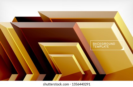 Arrow geometrical abstract background, directional wallpaper concept, vector illustration