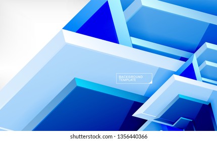 Arrow geometrical abstract background, directional wallpaper concept, vector illustration