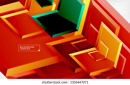 Arrow geometrical abstract background, directional wallpaper concept, vector illustration