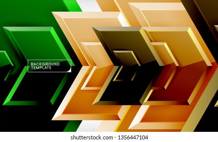 Arrow geometrical abstract background, directional wallpaper concept, vector illustration