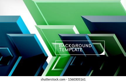 Arrow geometrical abstract background, directional wallpaper concept, vector illustration