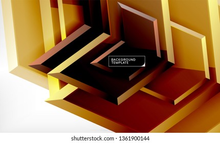Arrow geometrical abstract background, directional wallpaper concept, vector illustration