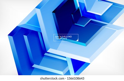 Arrow geometrical abstract background, directional wallpaper concept, vector illustration