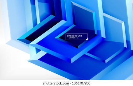 Fondo abstracto geométrico de flecha, concepto de papel tapiz direccional, ilustración vectorial