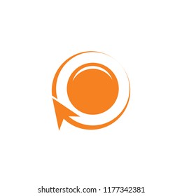 arrow global aviation symbol vector