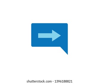 Arrow glossy speech vector icons. - Vector 