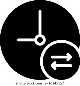 arrow glyph icon illustration vector