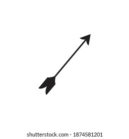 Arrow, goal icon design isolated on white background. vector illustration