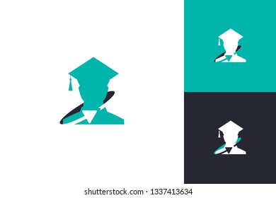 Arrow Graduation Logo Inspirations Template