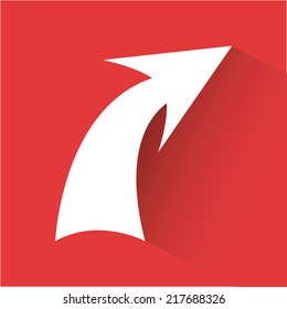 arrow graphic design , vector illustration