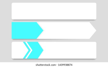 Arrow graphic illustration for presentation.