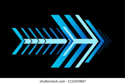 arrow graphic vector design background